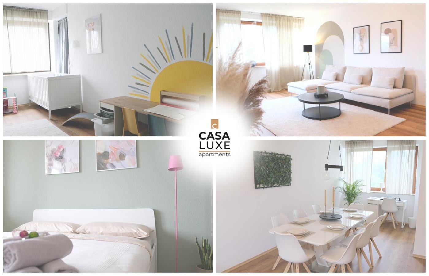 Casa Luxe - 120Qm - Zentral - Familienfreundlich - Parkplatz - 5Km Zum Legoland Apartment Günzburg Exterior foto